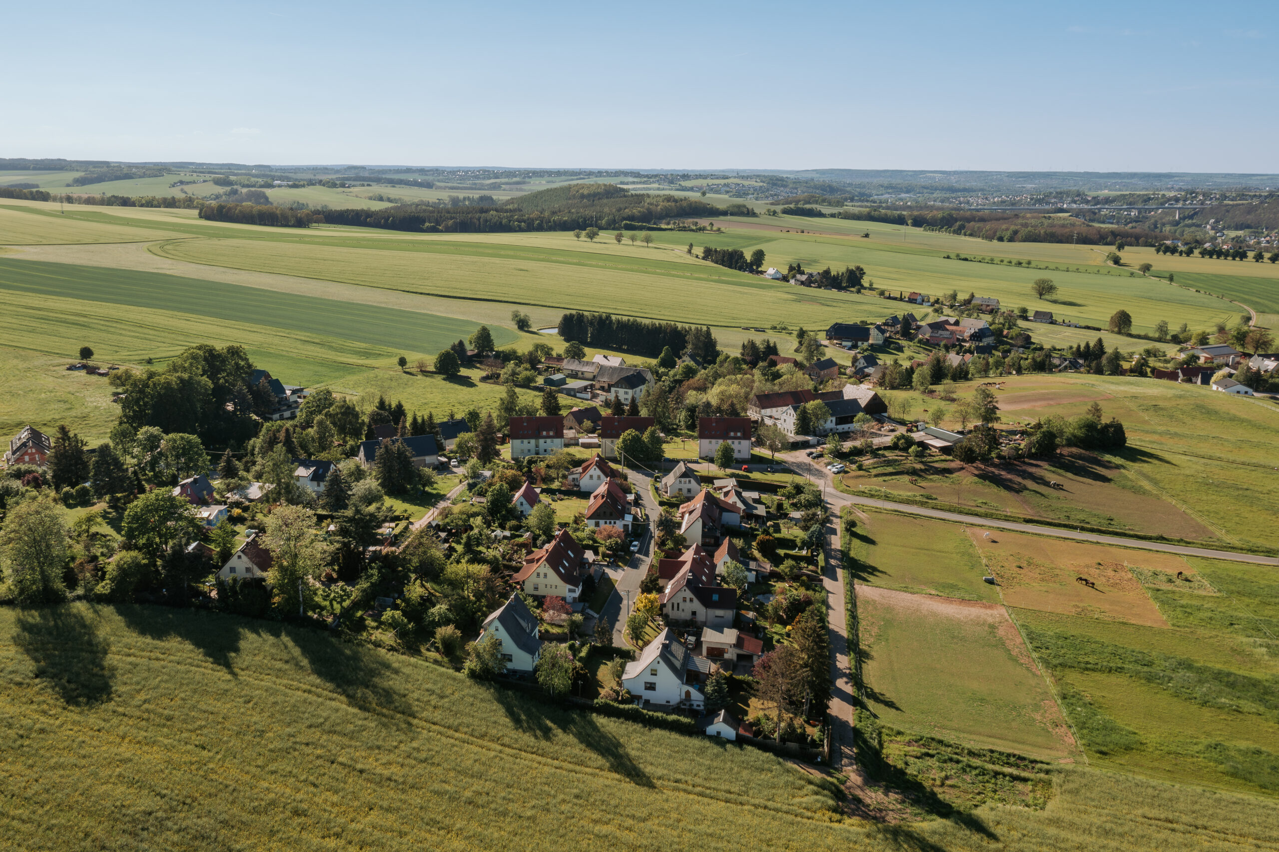 Luftbild Wildenfels Blick auf Wildenfels aus der Vogelperspektive
