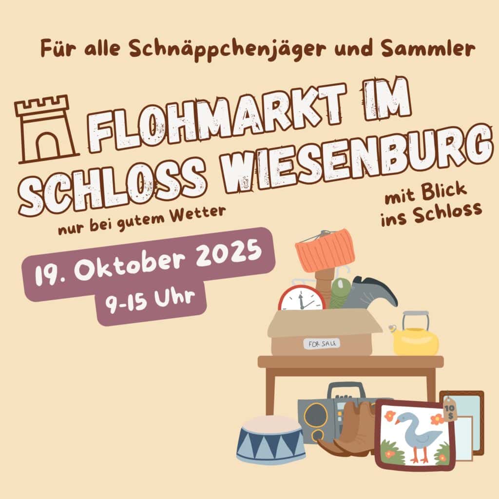 Flohmarkt im Schloss Wiesenburg - Hier zur Veranstaltung