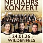 Flyer Neujahrskonzert mit der Vogtland Philharmonie